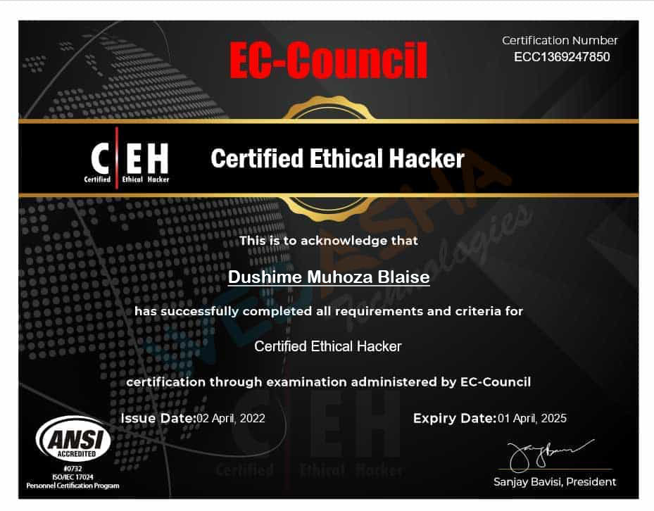 Security Certificate
